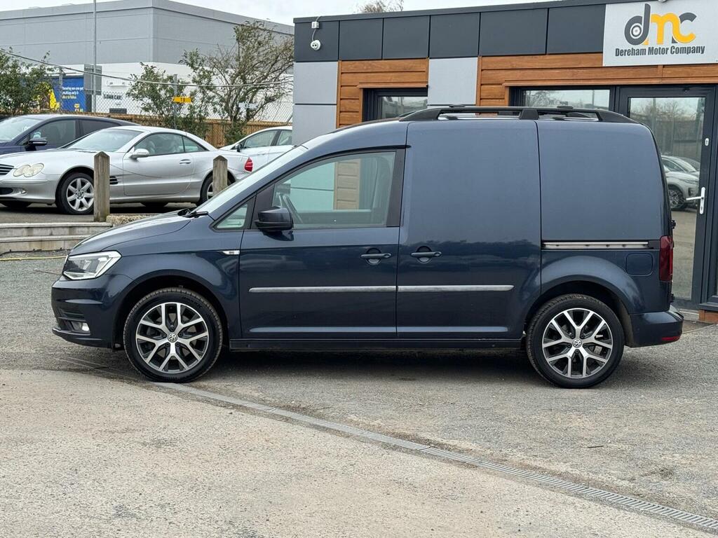 Volkswagen Caddy 2.0 Tdi C20 Bluemotion Tech Highline Dsg Swb Euro Blue #2