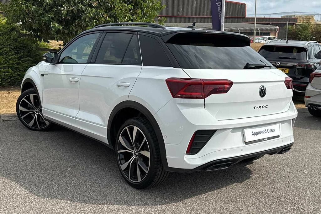 Volkswagen T-Roc 1.5 Tsi Black Edition Dsg White #3
