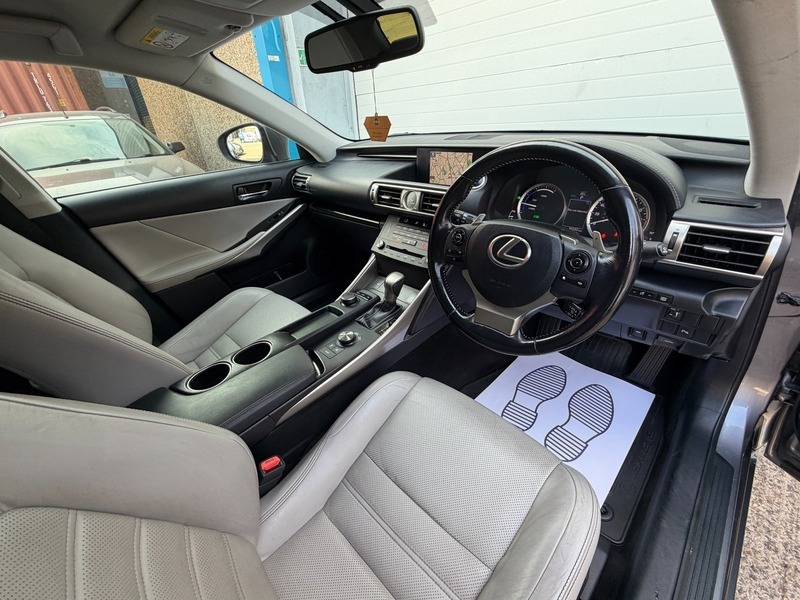 Lexus IS 300H F Sport 4-Door Red #15