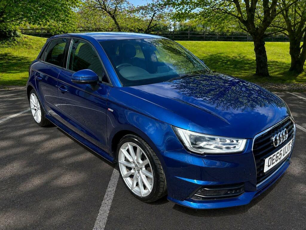Audi A1 Hatchback 1.6 Tdi S Line Sportback S Tronic Euro 6 Blue