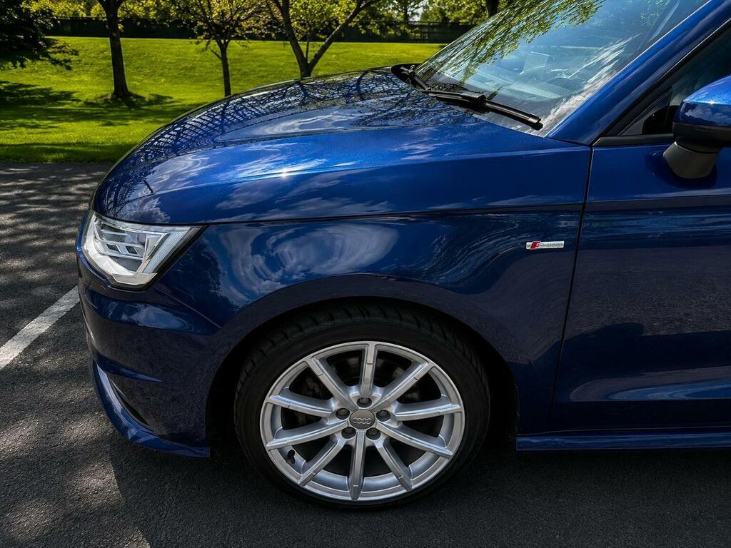 Audi A1 Hatchback 1.6 Tdi S Line Sportback S Tronic Euro 6 Blue #5