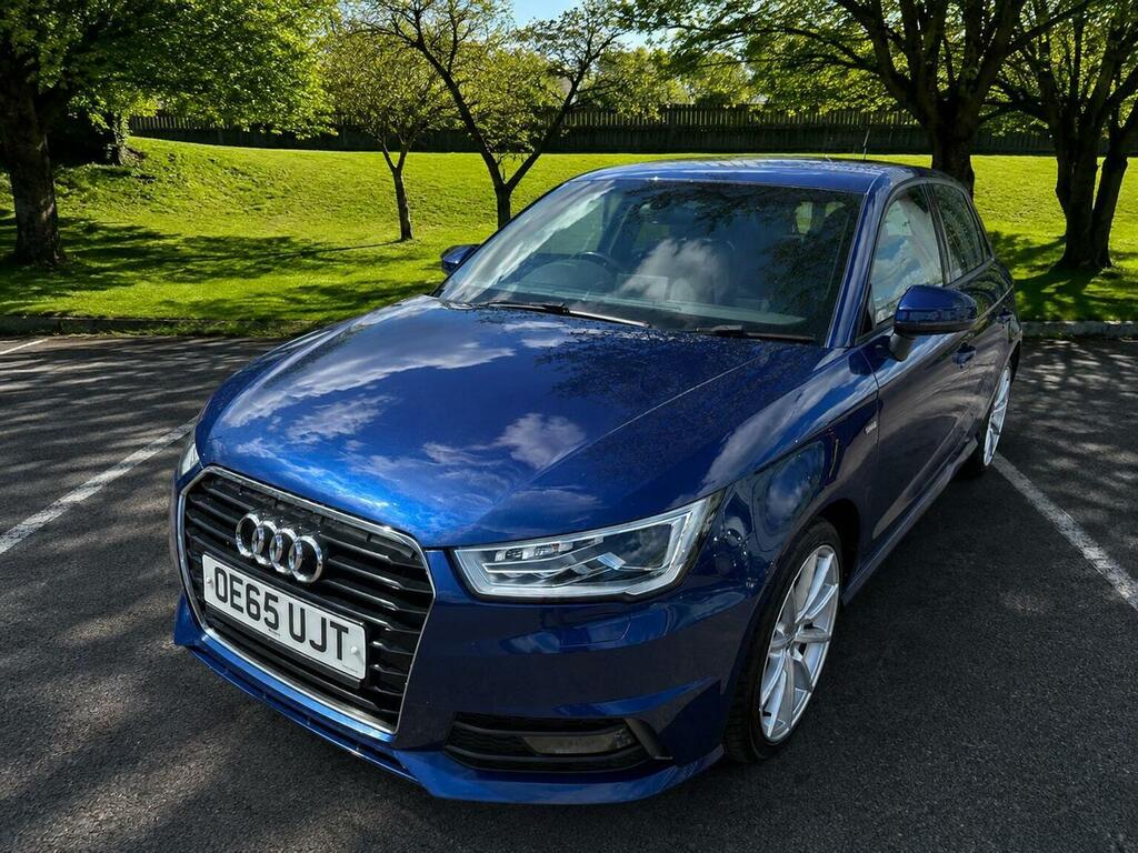 Audi A1 Hatchback 1.6 Tdi S Line Sportback S Tronic Euro 6 Blue #4