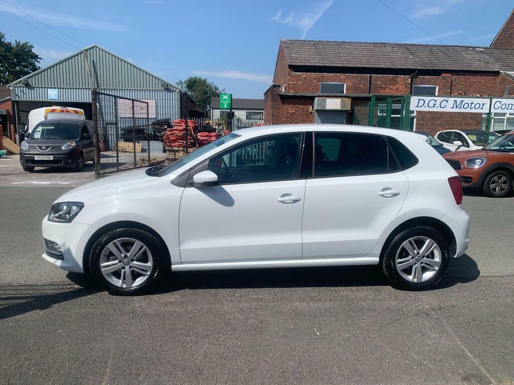 Volkswagen Polo 1.2 Tsi Bluemotion Tech Match Euro 6 S S White #5