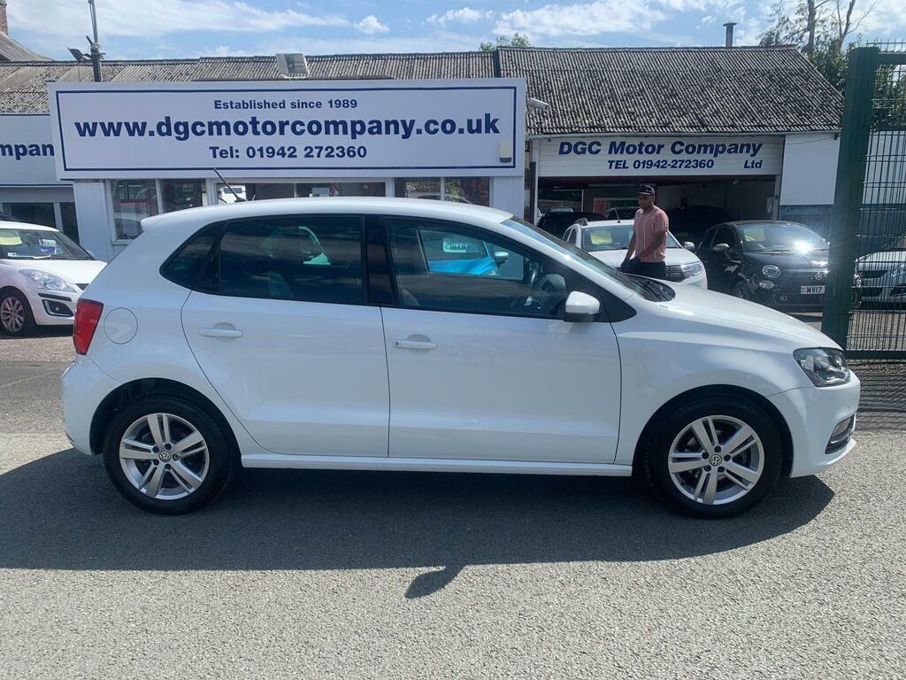 Volkswagen Polo 1.2 Tsi Bluemotion Tech Match Euro 6 S S White #4