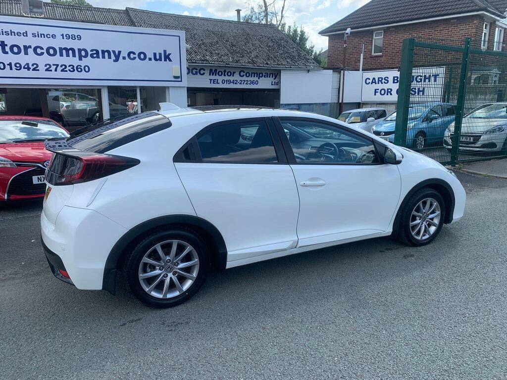 Honda Civic 1.6 I-dtec Sr Euro 5 S S White #6