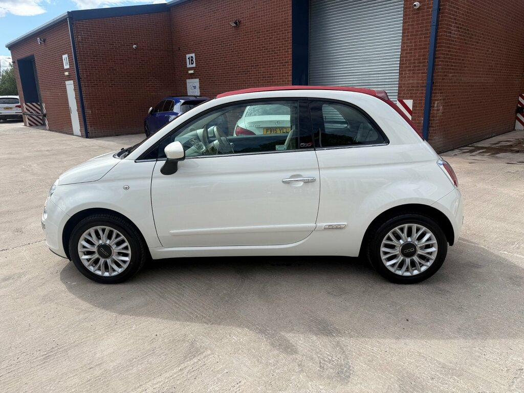 Fiat 500C 1.2 Lounge Convertible Euro 6 S White #5