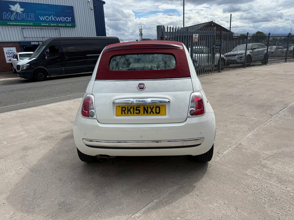 Fiat 500C 1.2 Lounge Convertible Euro 6 S White #3