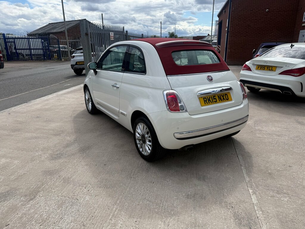 Fiat 500C 1.2 Lounge Convertible Euro 6 S White #4