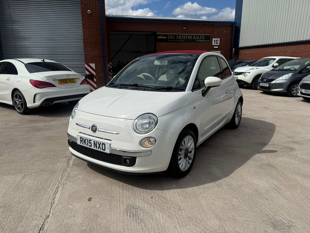 Fiat 500C 1.2 Lounge Convertible Euro 6 S White #6