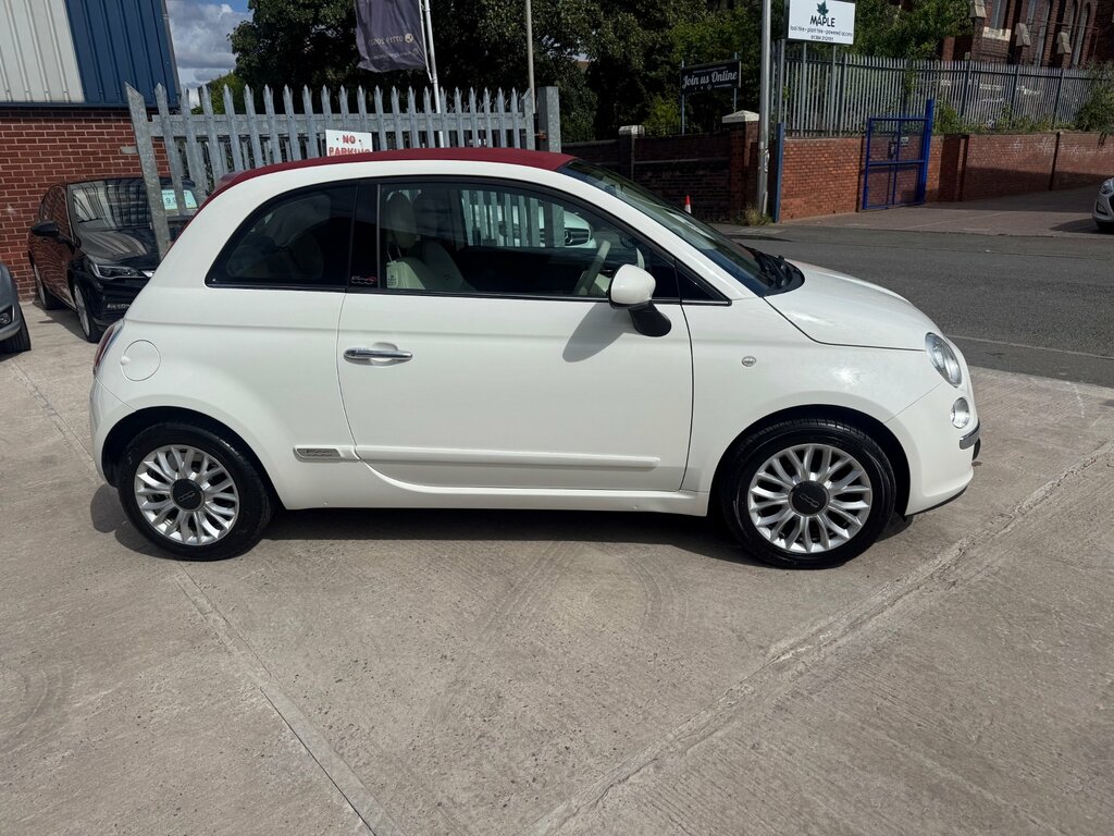 Fiat 500C 1.2 Lounge Convertible Euro 6 S White