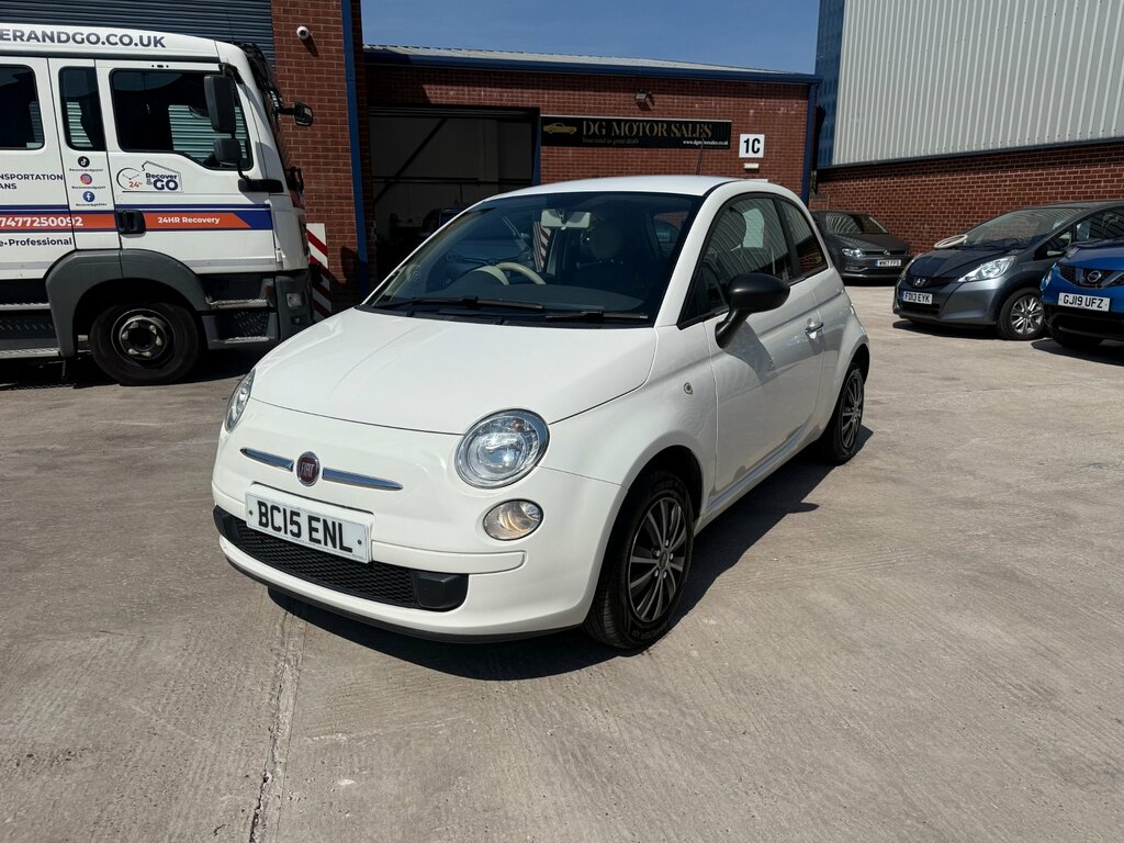 Fiat 500 1.2 Pop Hatchback Euro 6 Ss White #6