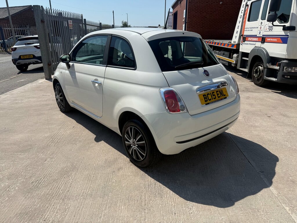 Fiat 500 1.2 Pop Hatchback Euro 6 Ss White #4