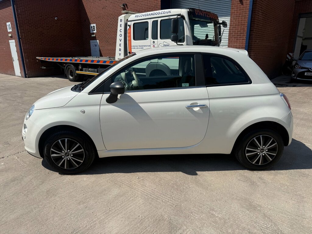 Fiat 500 1.2 Pop Hatchback Euro 6 Ss White #5