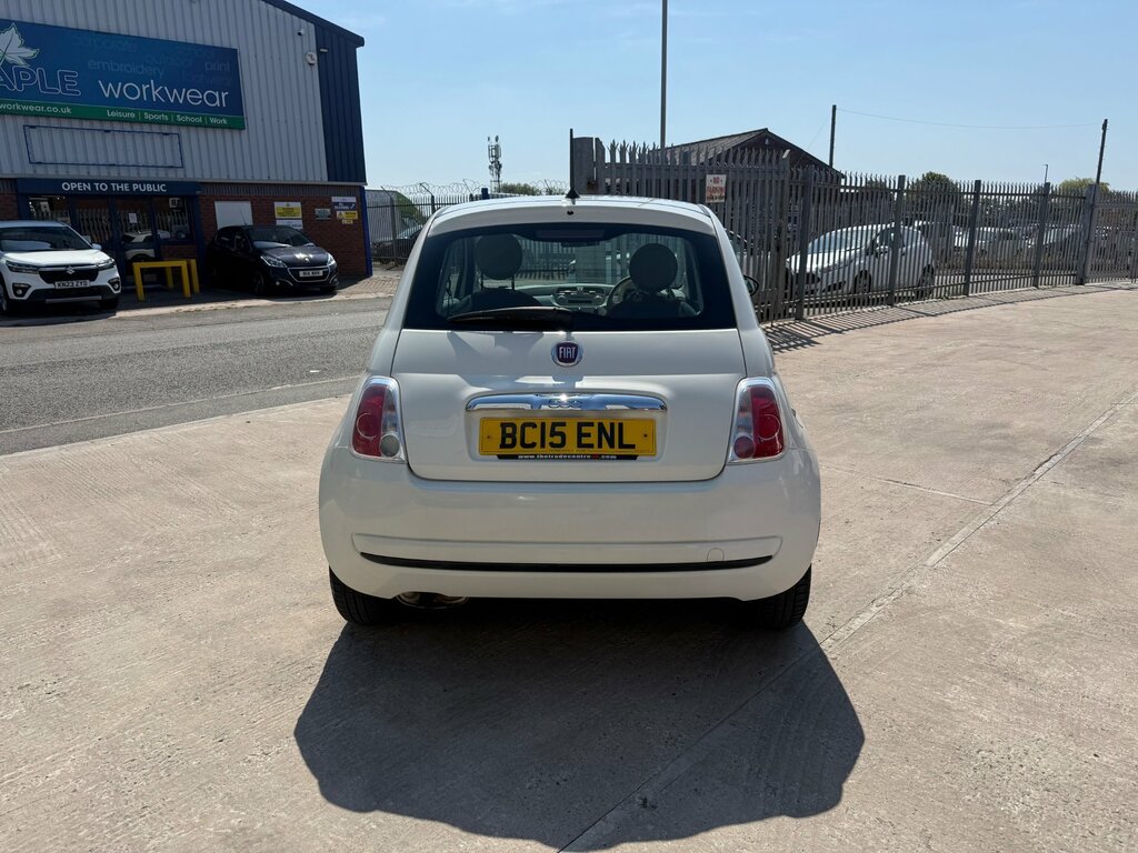 Fiat 500 1.2 Pop Hatchback Euro 6 Ss White #3