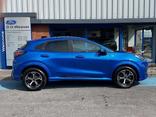 Ford Puma St-line Mhev Blue #6