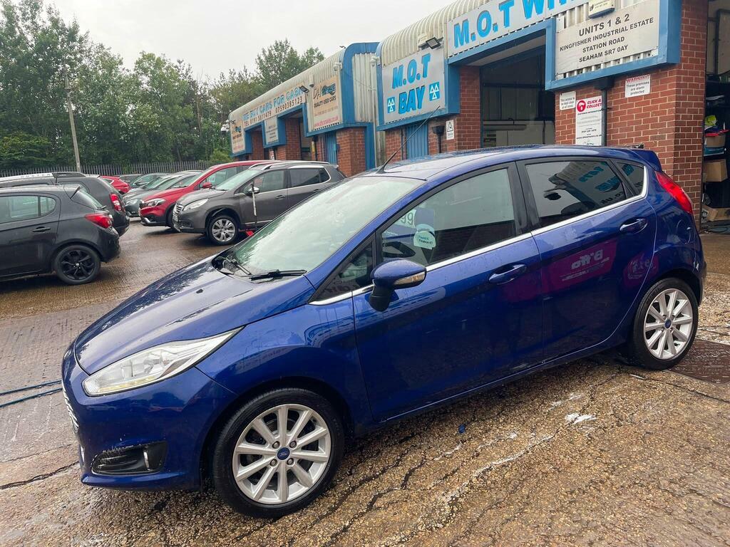 Ford Fiesta 1.0T Ecoboost Titanium Euro 6 S S FH16WGG Blue #5