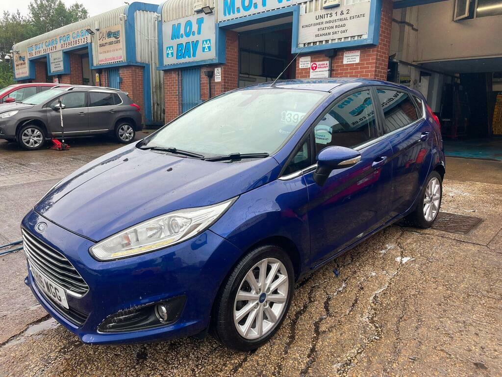 Ford Fiesta 1.0T Ecoboost Titanium Euro 6 S S FH16WGG Blue #4