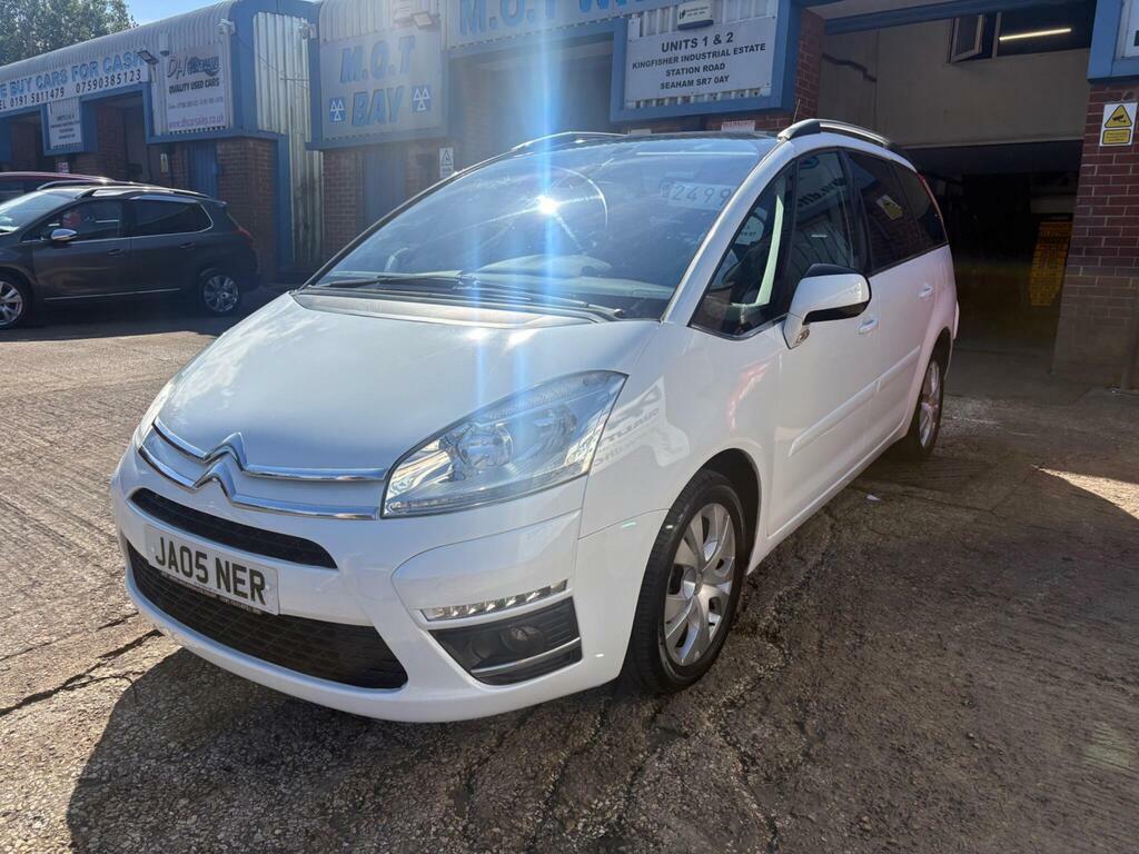 Citroen Grand C4 Picasso 1.6 Hdi Platinum Euro 5 White #3
