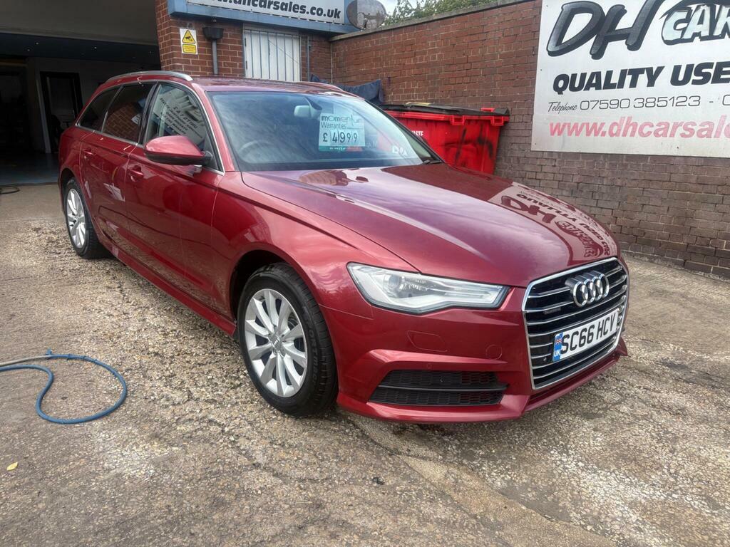 Audi A6 Avant 2.0 Tdi Se Executive S Tronic Quattro Euro 6 S S SC66HCV Red