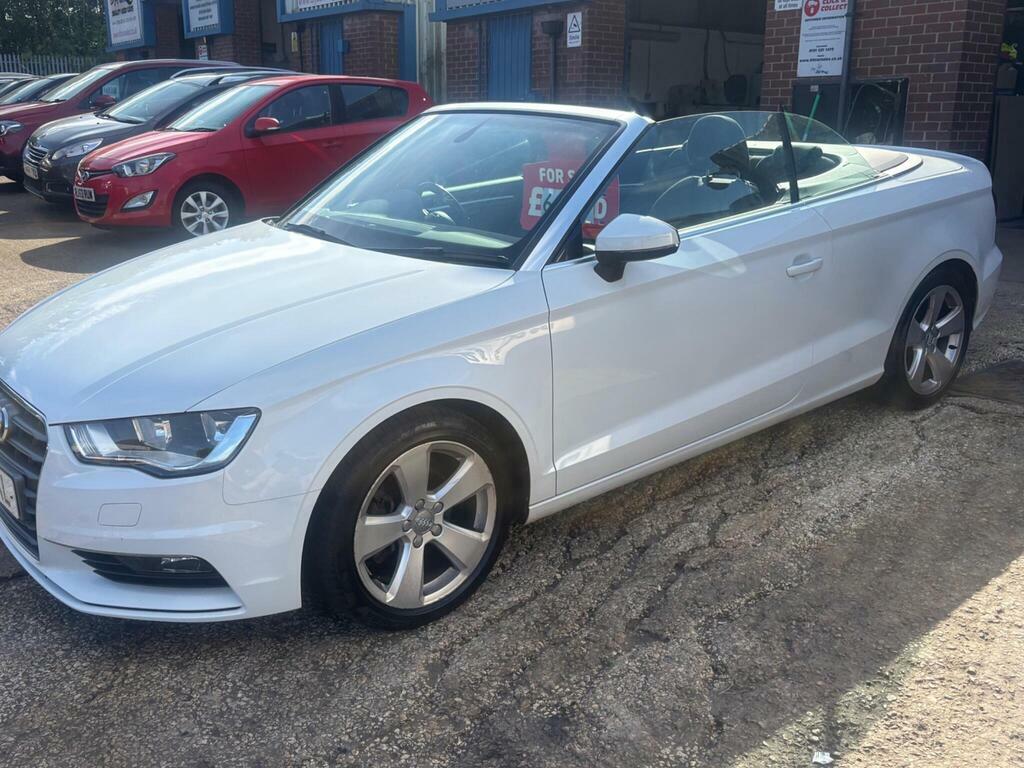 Audi A3 Cabriolet 1.6 Tdi Sport Euro 6 S S White #4