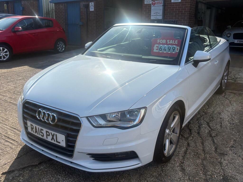 Audi A3 Cabriolet 1.6 Tdi Sport Euro 6 S S White #3