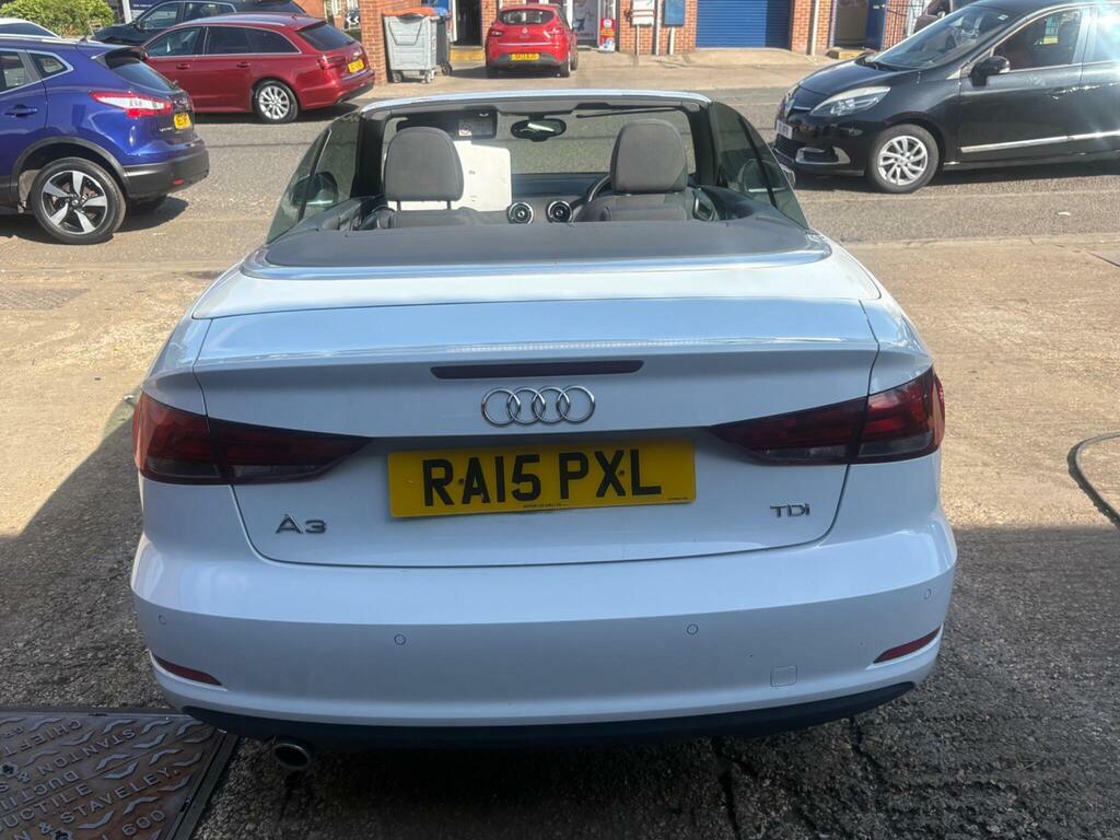 Audi A3 Cabriolet 1.6 Tdi Sport Euro 6 S S White #6