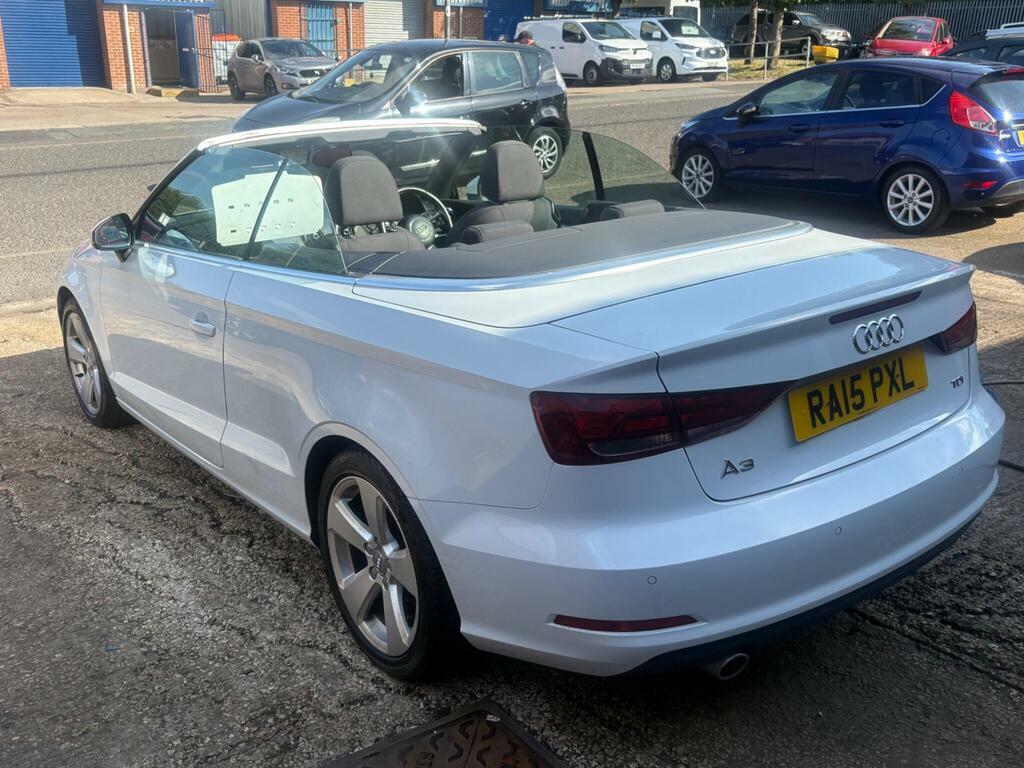 Audi A3 Cabriolet 1.6 Tdi Sport Euro 6 S S White #5