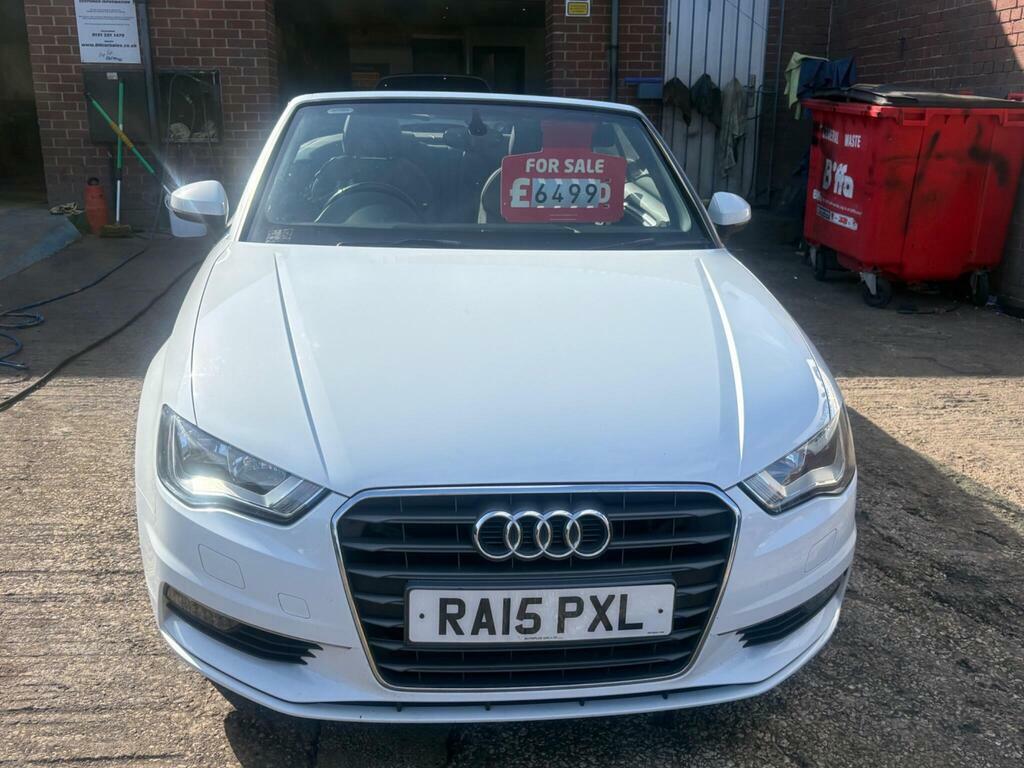 Audi A3 Cabriolet 1.6 Tdi Sport Euro 6 S S White #2