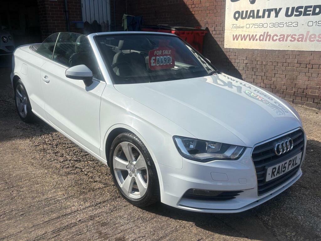 Audi A3 Cabriolet 1.6 Tdi Sport Euro 6 S S White
