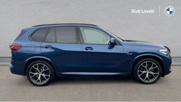 BMW X5 45E 24Kwh M Sport Xdrive Euro 6 GD71YHE Blue #3