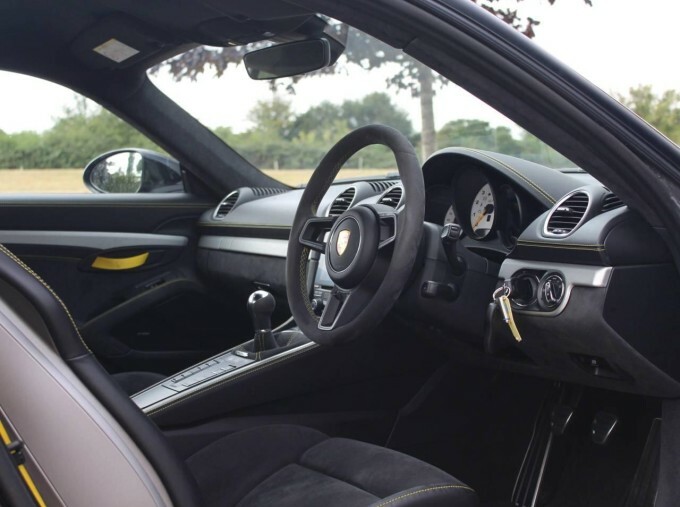 Porsche 718 Cayman Gt4 Euro 6 WR70LXF Black #5