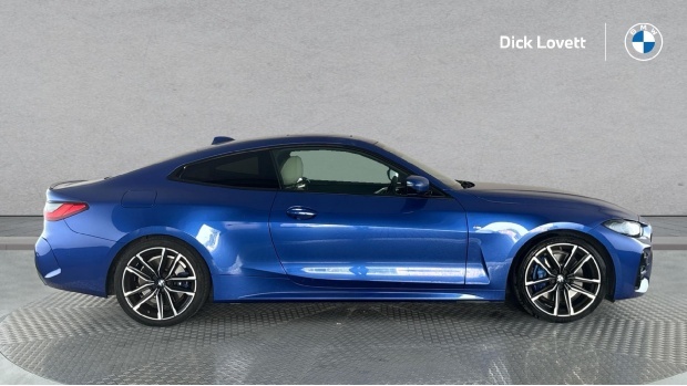 BMW 4 Series 430I M Sport Euro 6 WM71MYA Blue #3