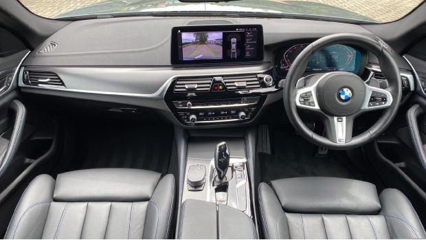 BMW 5 Series 2.0 520D Mht M Sport Steptronic Euro 6 4-Door Blue #4
