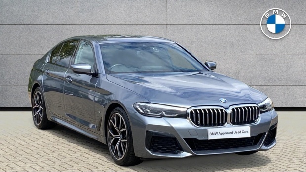 BMW 5 Series 2.0 520D Mht M Sport Steptronic Euro 6 4-Door Blue