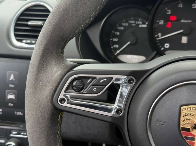 Porsche 718 Spyder 4.0L 4.0 2,700 Miles Only Silver #37