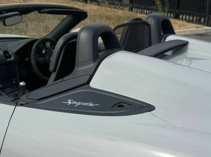 Porsche 718 Spyder 4.0L 4.0 2,700 Miles Only Silver #57