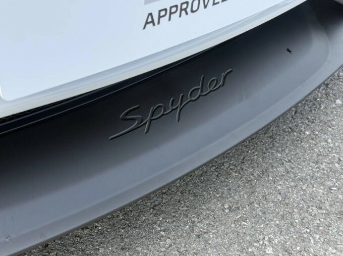 Porsche 718 Spyder 4.0L 4.0 2,700 Miles Only Silver #55