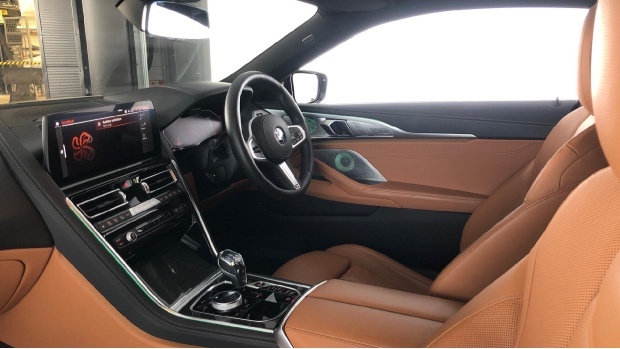BMW 8 Series 840I M Sport Convertible Orange #7