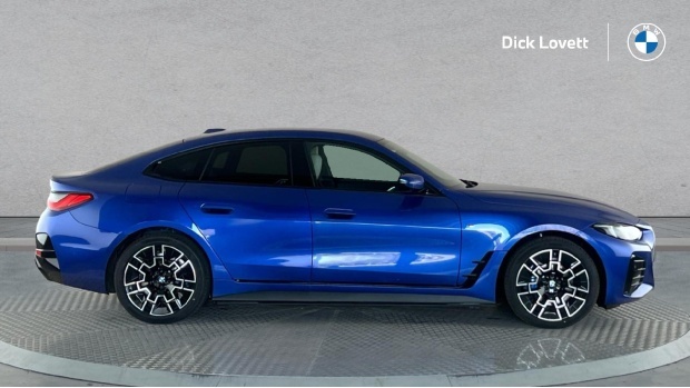 BMW i4 35 70.3Kwh M Sport Gran Coupe Edrive 5-Door Blue #3