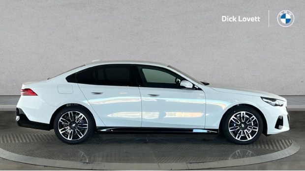 BMW 5 Series 2.0 520I Mht M Sport Steptronic Euro 6 4-Door White #3