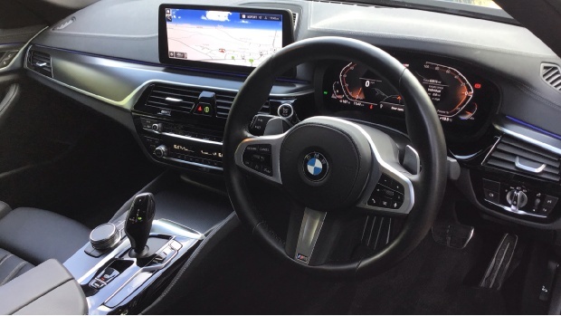 BMW 5 Series 2.0 520D Mht M Sport Touring Steptronic Euro 6 5-D Blue #6