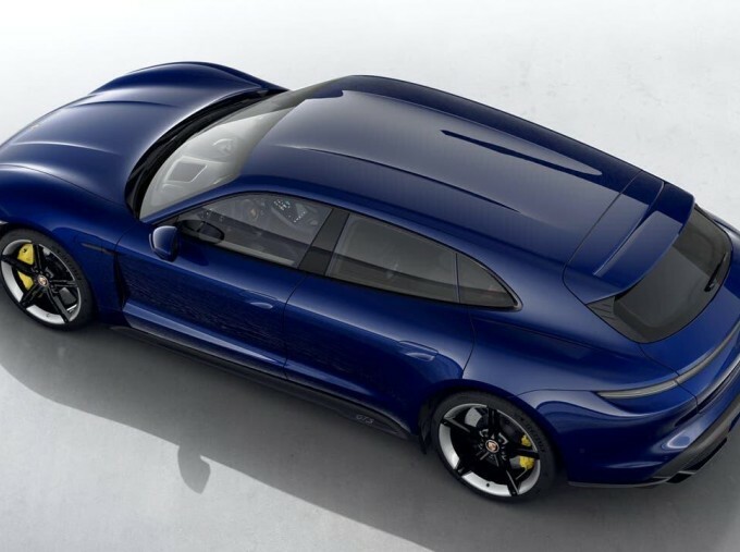 Porsche Taycan Performance Plus 93.4Kwh Gts Sport Turismo 4W Blue #4