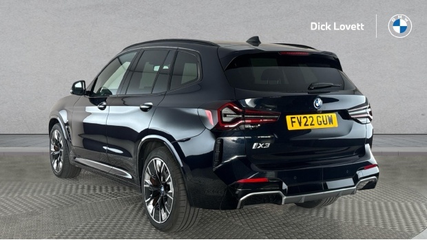 BMW iX3 80Kwh M Sport Pro FV22GUW Black #2