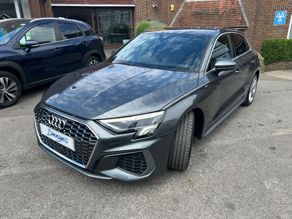 Audi A3 1.0 Tfsi 30 S Line Sportback S Tronic E Grey #3