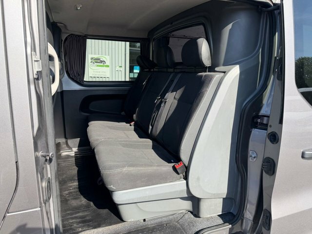Renault Trafic 2015 1.6 Dci Energy 29 Sport Crew Van Lwb Euro 5 Silver #19