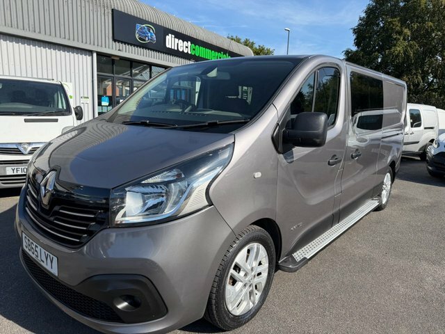 Renault Trafic 2015 1.6 Dci Energy 29 Sport Crew Van Lwb Euro 5 Silver #34