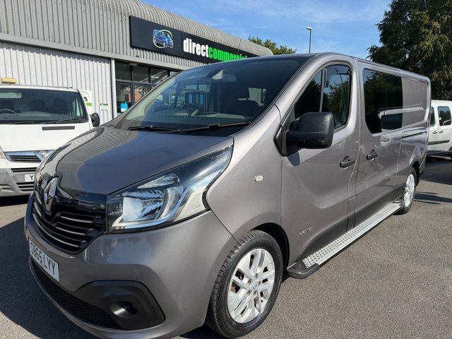 Renault Trafic 2015 1.6 Dci Energy 29 Sport Crew Van Lwb Euro 5 Silver #31