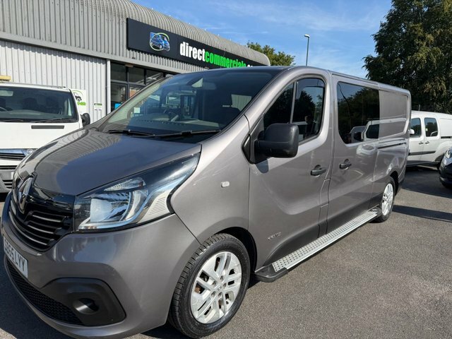 Renault Trafic 2015 1.6 Dci Energy 29 Sport Crew Van Lwb Euro 5 Silver #36