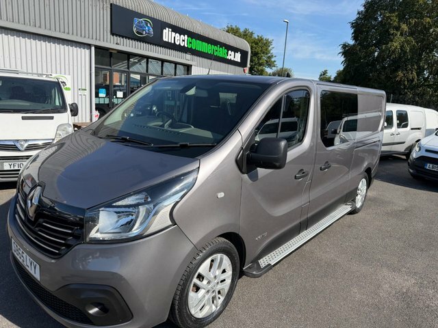 Renault Trafic 2015 1.6 Dci Energy 29 Sport Crew Van Lwb Euro 5 Silver #23
