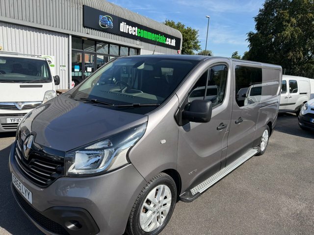 Renault Trafic 2015 1.6 Dci Energy 29 Sport Crew Van Lwb Euro 5 Silver #21